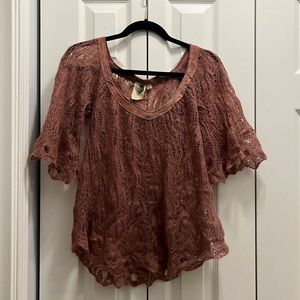 Lace Cashmere Sweater